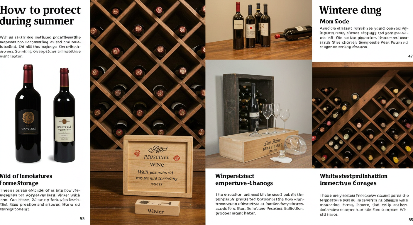 How to Protect Wine Bottles During Summer and Winter
