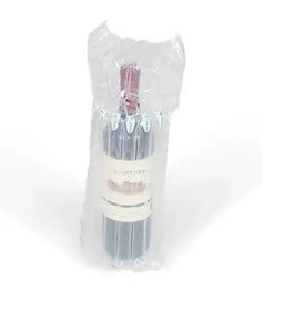Single (1) Bottle Air Cushion Shipper Kit - 1 inflatable shipper & 1 outer shipper box Molded Pulp Packaging