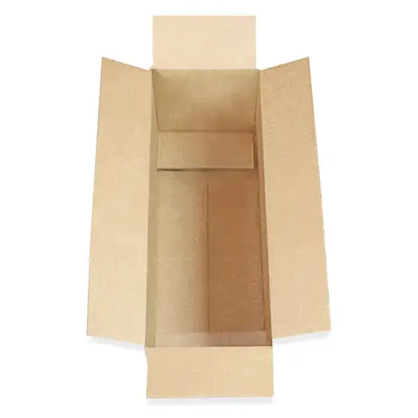 Single (1) Bottle Outer Box for Pulp Shipper (15 1/4" x 5 1/2" x 5 1/2") WEST COAST (Copy) Molded Pulp Packaging