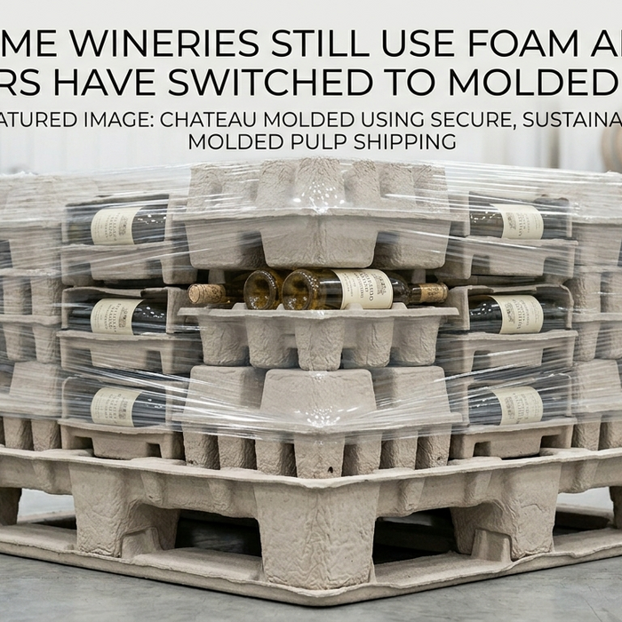 Why Some Wineries Still Use Foam and Why Others Have Switched to Molded Pulp