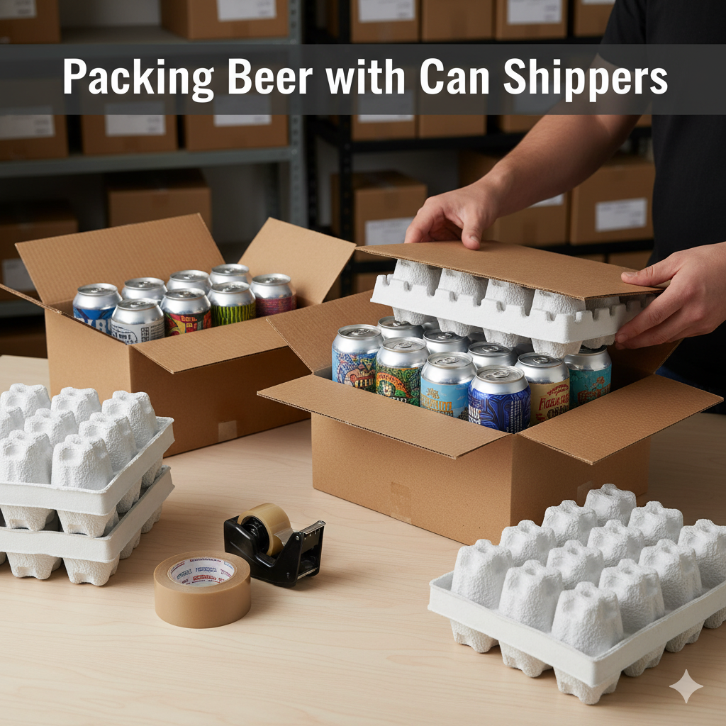 Packing Beer with Can Shippers