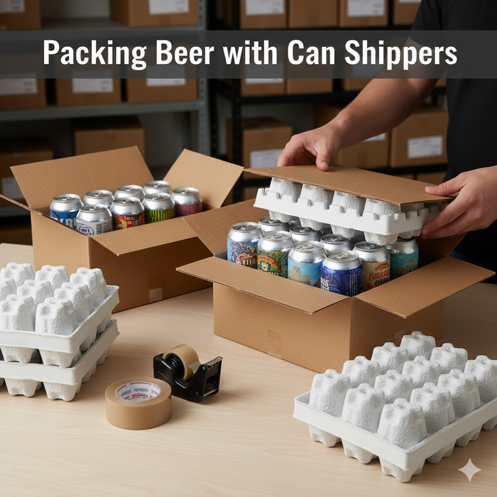 Packing Beer with Can Shippers