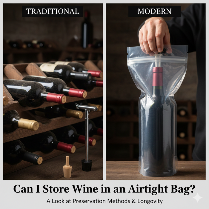 Can I Store Wine in an Airtight Bag?