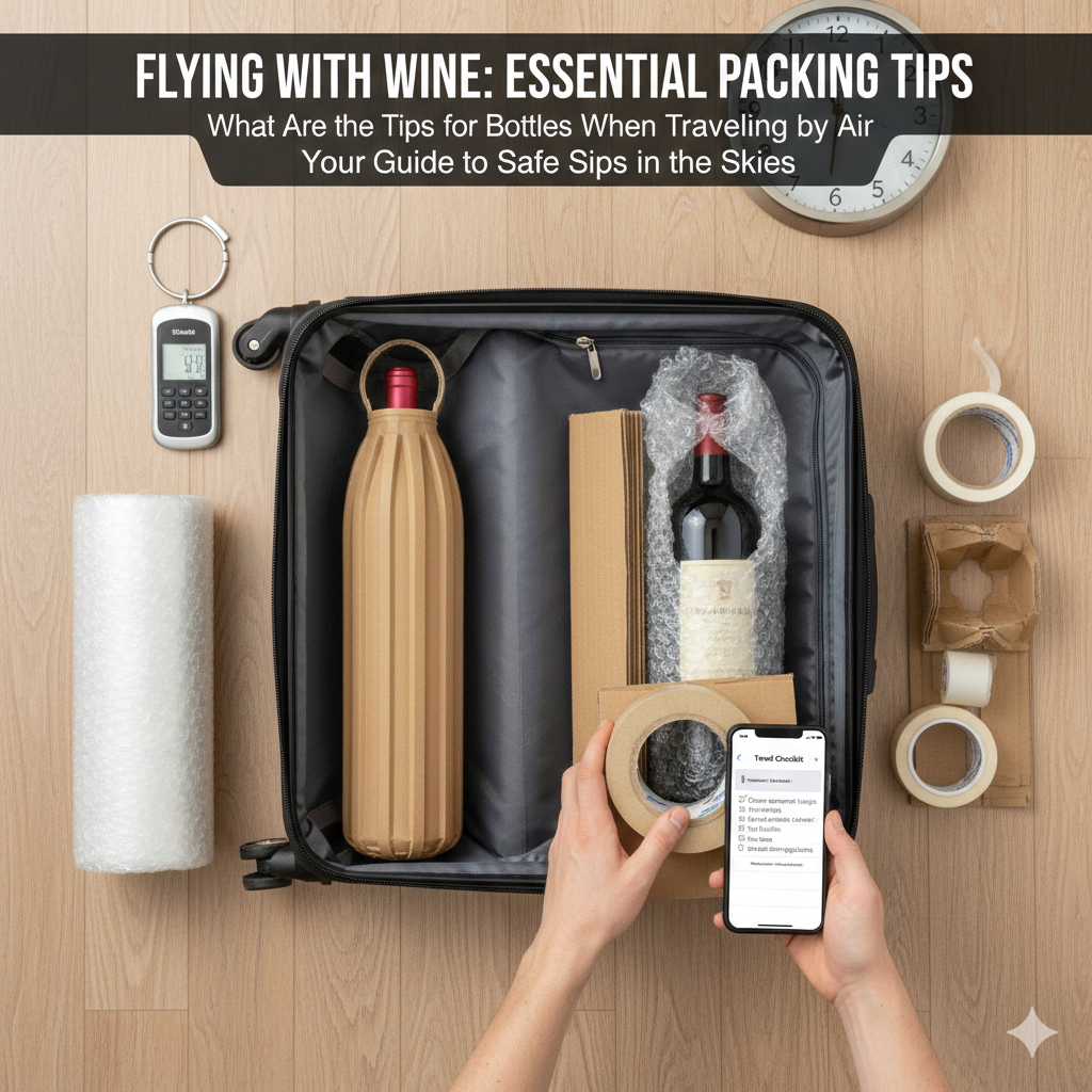 What Are the Tips for Packing Wine Bottles When Traveling by Air?