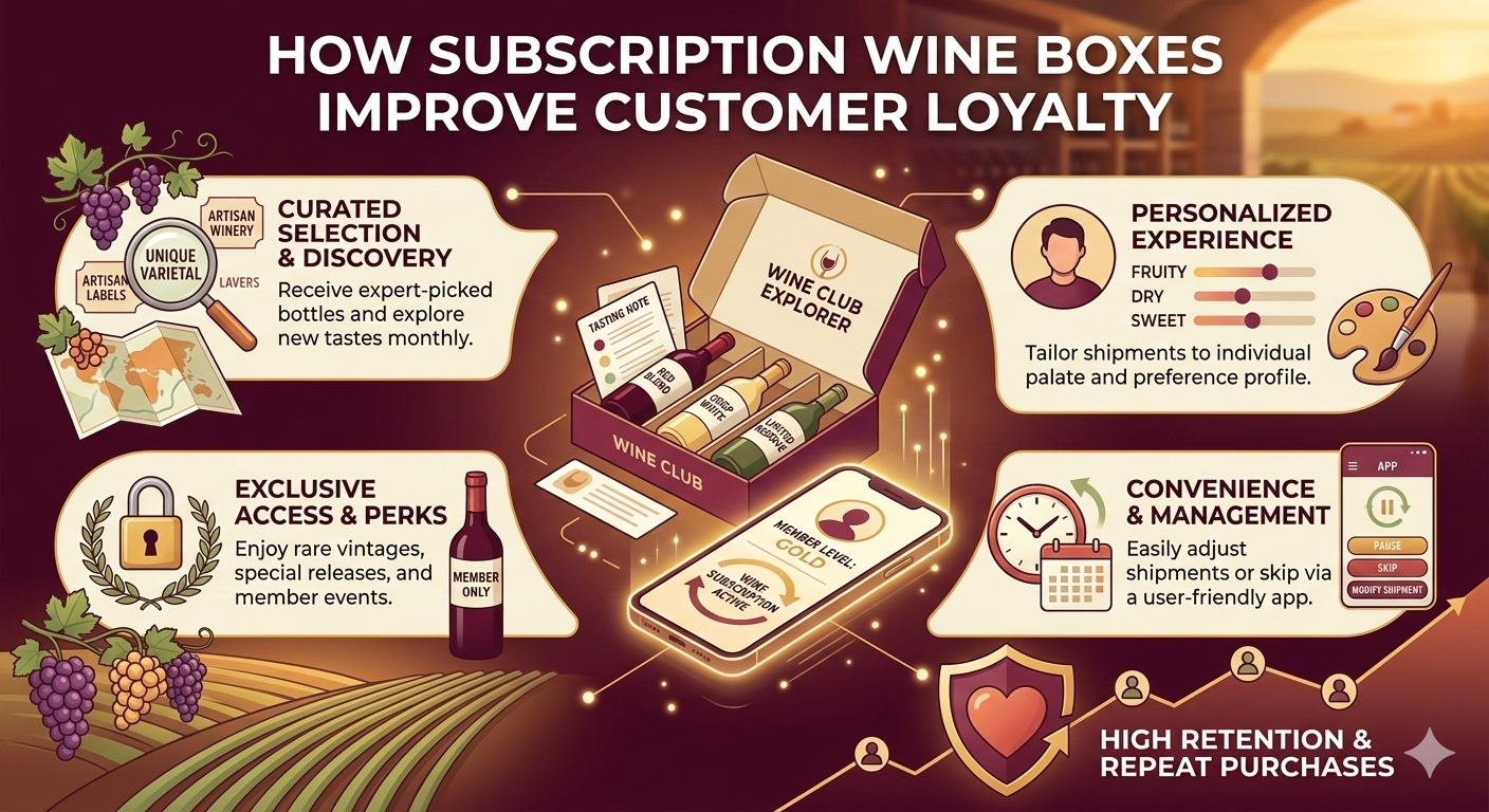 How Subscription Wine Boxes Improve Customer Loyalty