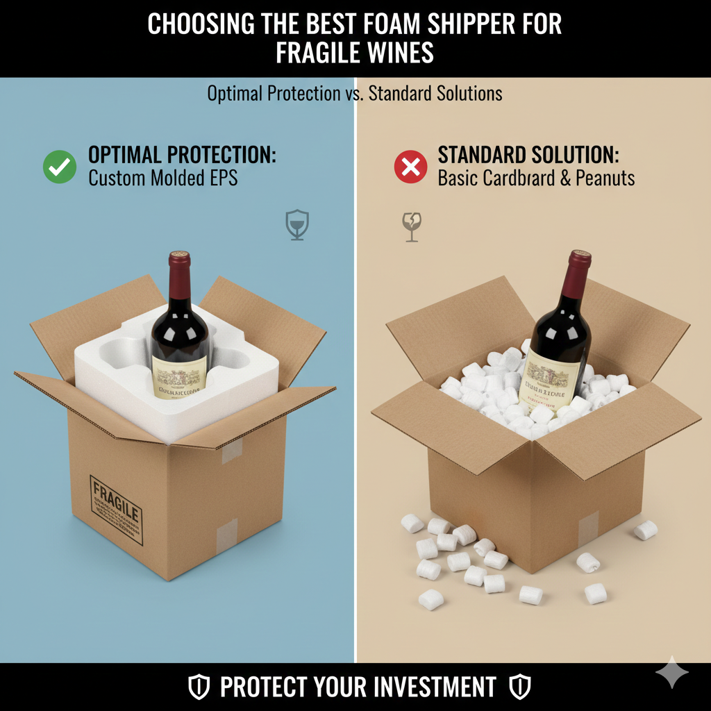 Choosing the Best Foam Shipper for Fragile Wines