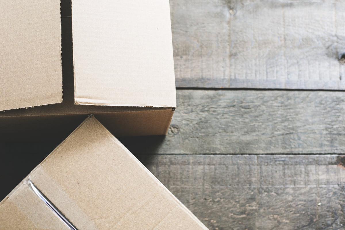 Wine subscription box packaging ready for shipment