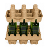 Beer bottle shippers — molded pulp tray kits for safe craft beer bottle shipping