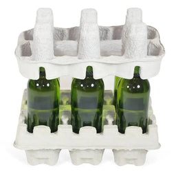 Beer bottle shippers — molded pulp tray kits for safe craft beer bottle shipping