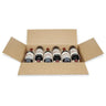 Wine storage boxes with pulp inserts — corrugated lay-flat storage for 6 and 12 bottles