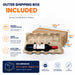 Outer shipping box. Strong Durable Built to protect.