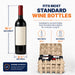 Twelve-bottle pulp wine shipper fits most standard wine bottles