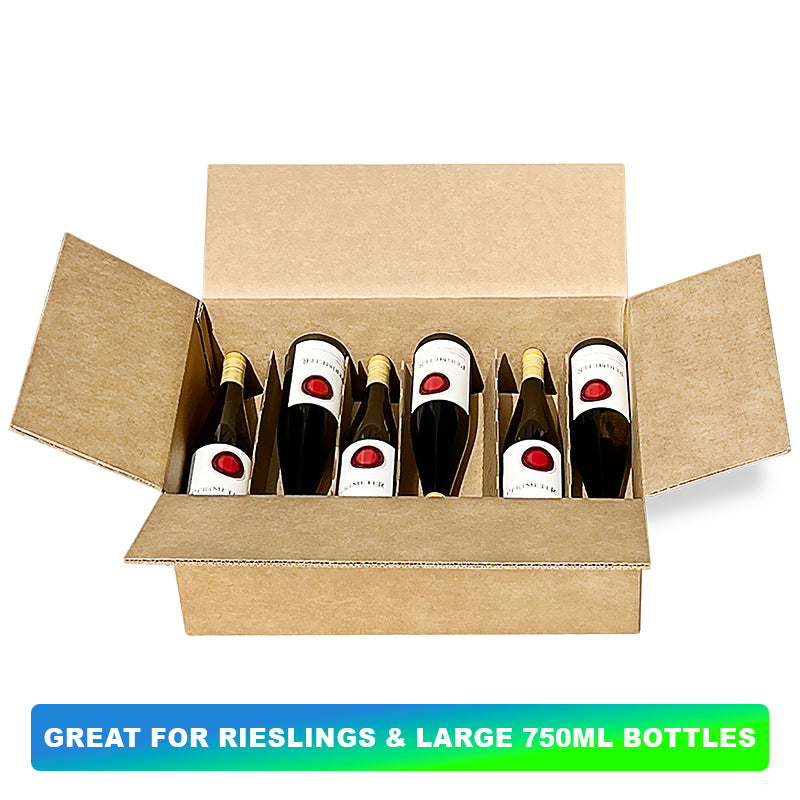 XL Wine Storage Box Kit - Twelve (12) Bottle (w/ folding partition)