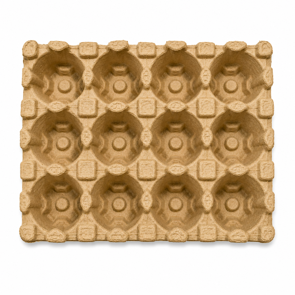 Twelve (12) Bottle Beer Shipper Trays - Top & Bottom Tray Set Only