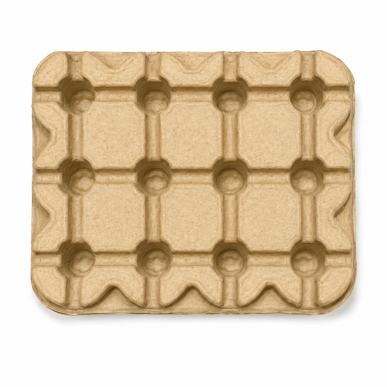 Twelve (12) Bottle Beer Shipper Trays - Top & Bottom Tray Set Only