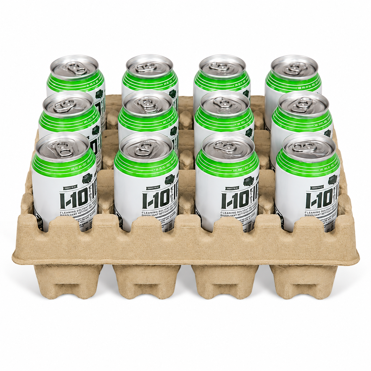 Twelve (12) Can Beer Shipper Trays - Top & Bottom Tray Set Only