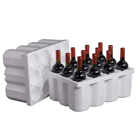箱潰れ２bottles Plastic Wine Shippers - 2 Bottle Pack S-20639 - Uline