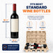 Three-bottle pulp wine shipper fits most standard wine bottles