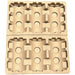 3 Jar Pulp Shipper - Clamshell Molded Pulp Packaging