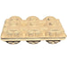 3 Jar Pulp Shipper - Clamshell Molded Pulp Packaging