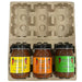 3 Jar Pulp Shipper - Clamshell Molded Pulp Packaging