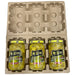 3 Jar Pulp Shipper - Clamshell Molded Pulp Packaging
