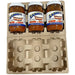 3 Jar Pulp Shipper - Clamshell Molded Pulp Packaging