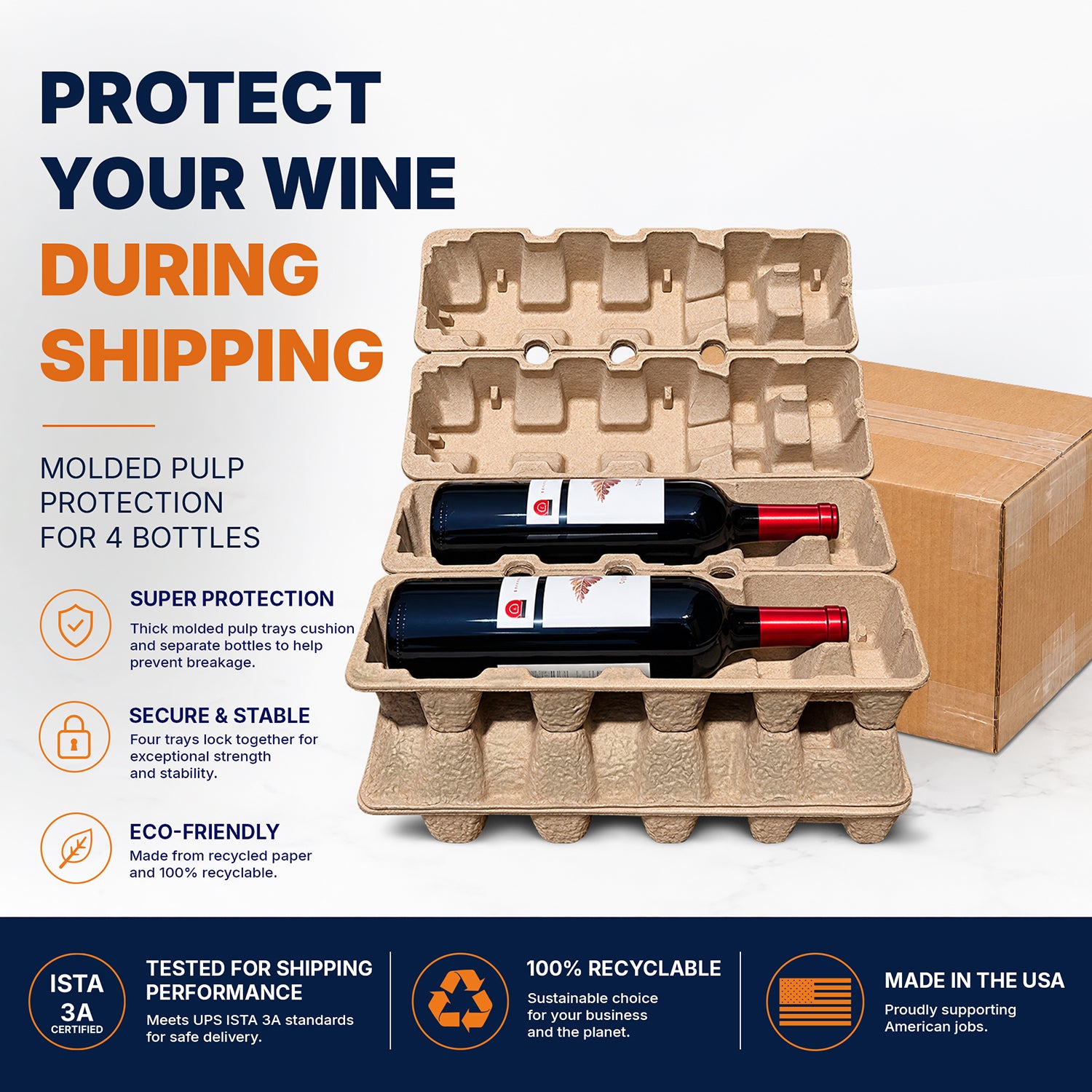 Protect your wine_ 4 bottles
