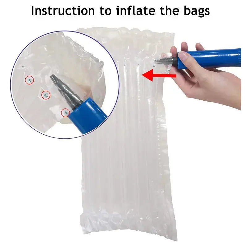 Inflatable Bottle Protector Kit (20 bags & 1 pump) Molded Pulp Packaging