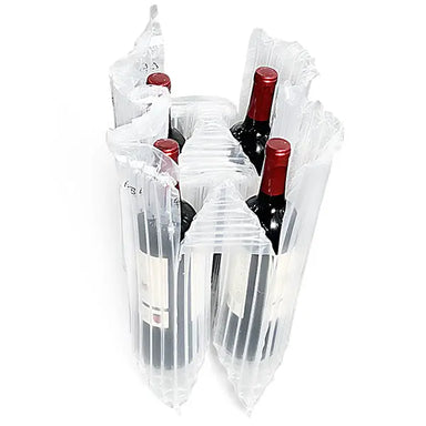 Copy of Two Bottle Air Cushion Shipper Kit - 1 inflatable shipper & 1 outer shipper box Molded Pulp Packaging