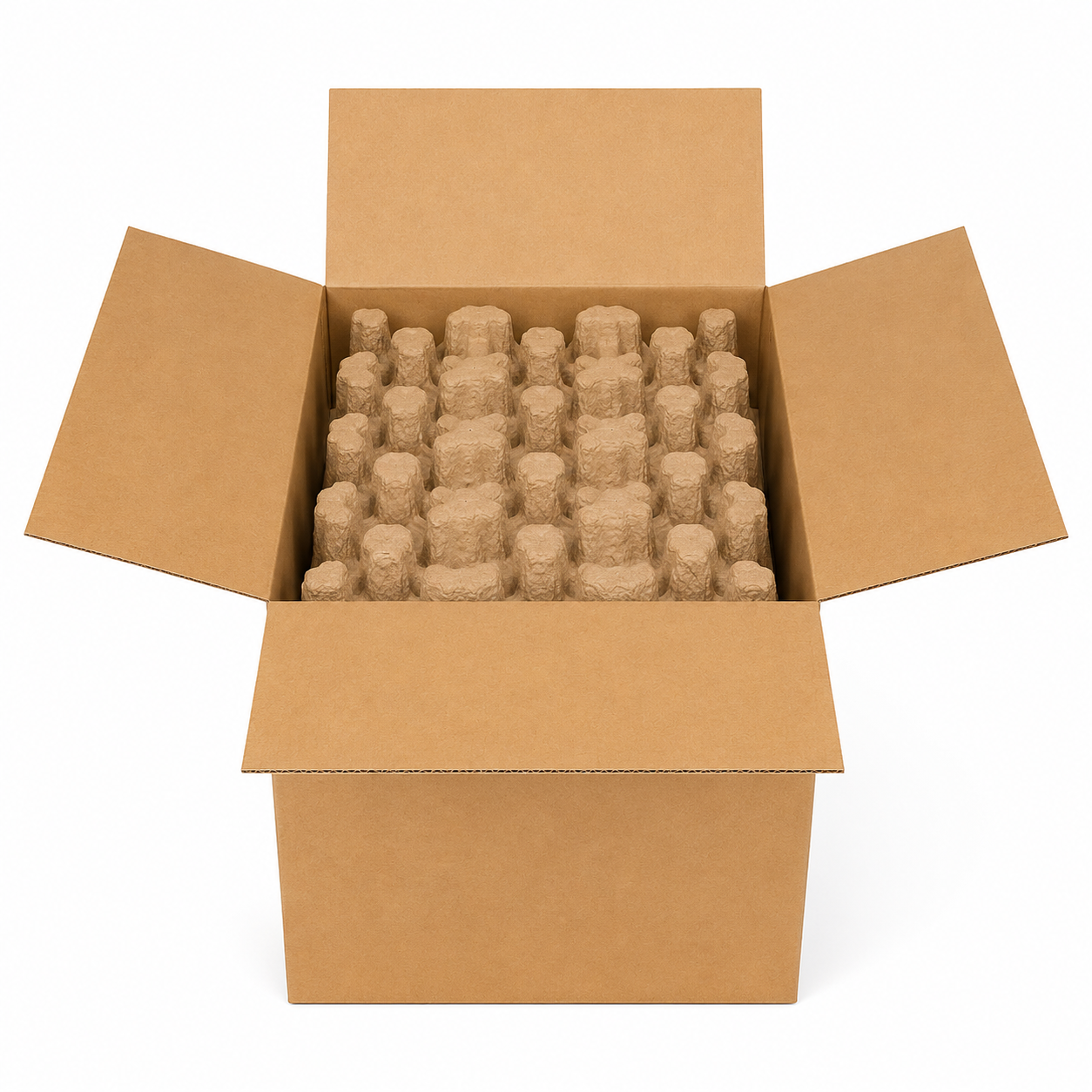 Twelve (12) Bottle Stand Up Wine Shipper Kit (with honeycomb bottle protection)