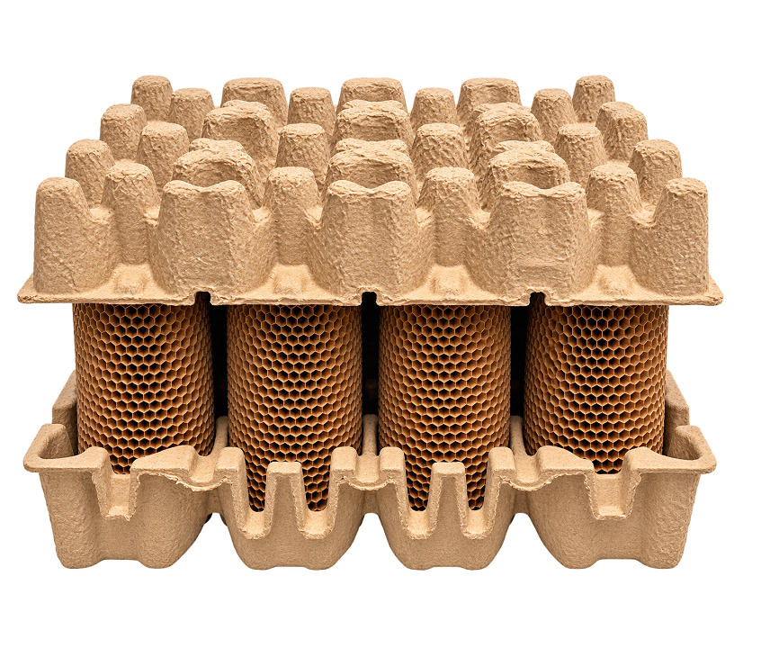 Twelve (12) Bottle Stand Up Wine Shipper Kit (with honeycomb bottle protection)