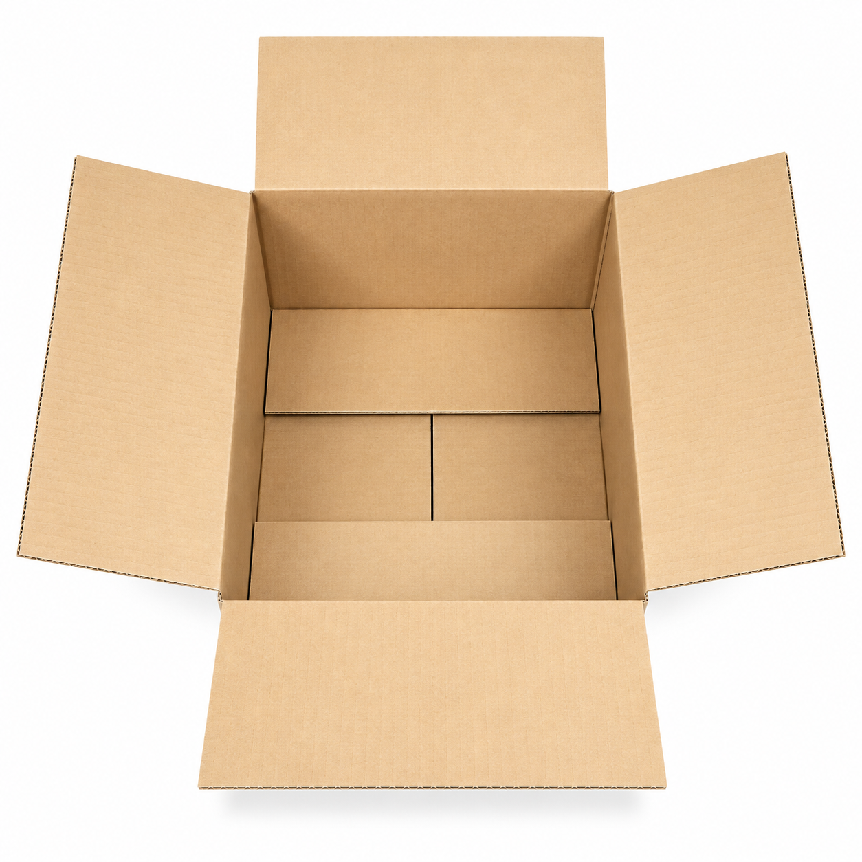 Two (2) Bottle Outer Box for Pulp Shipper (14 3/4" x 9 1/4" x 4 3/4) EAST COAST
