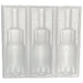 Three (3) Bottle Foam Shipper Kit - 3 foam shippers & 1 outer shipping box Molded Pulp Packaging