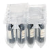 Twelve (12) Bottle Air Cushion Shipper - 2 inflatable shippers & 2 top pads Molded Pulp Packaging