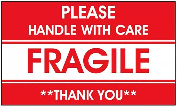 Get Fragile Stickers – 500 Fragile Shipping Labels per Roll