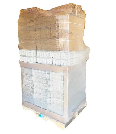 Four Bottle Pulp Shipper Kits (Pallet Quantity - 150 kits) Molded Pulp Packaging