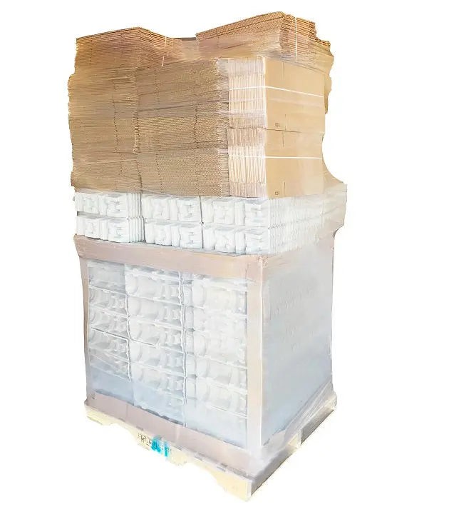Single Bottle Pulp Shipper Kits (Pallet Quantity - 600 kits) Molded Pulp Packaging