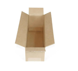 Single (1) Bottle Outer Shipping Box (13" x 4 1/4" x 4 1/4") (Copy) Molded Pulp Packaging