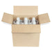 Six (6) Bottle Beer Shipper - Kit - 2 pulp shipping trays & 1 outer shipping box Molded Pulp Packaging