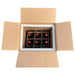 Six (6) Bottle Eco Friendly Foam Shipper Kit System Molded Pulp Packaging