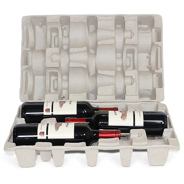 Molded Pulp Wine Shippers | Wine Shipping Boxes