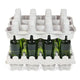 12-bottle beer molded pulp trays with corrugated shipping box for secure eco-friendly beer shipment