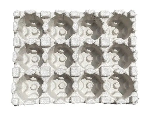 Twelve (12) Bottle Beer Shipper Trays - Top & Bottom Tray Set (Trays Only) WineShippingBoxes.com