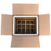 Twelve (12) Bottle Eco Friendly Foam Shipper Kit System Molded Pulp Packaging