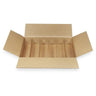 Wine Storage Box Kit - Six (6) Bottle (w/ folding partition) Molded Pulp Packaging